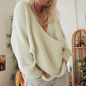 Urban Outfitters | Kane Wrap Sweater Top (M)